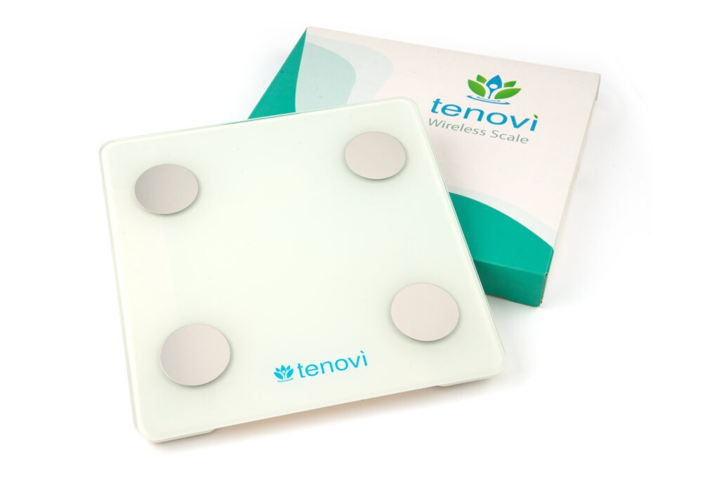 How to use the Tenovi remote patient monitoring scale.